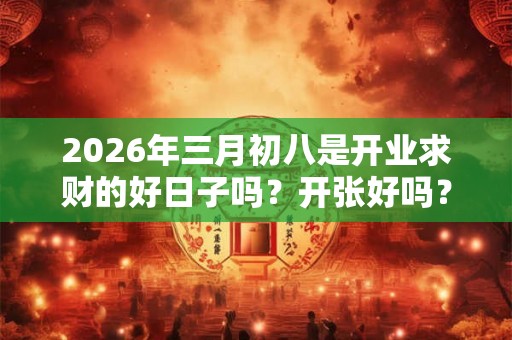 2026年三月初八是开业求财的好日子吗?开张好吗? 2026年三月初八是开业求财的好日子吗?开张好吗?