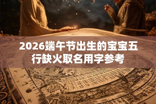 2026端午节出生的宝宝五行缺火取名用字参考