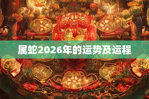 属蛇2026年的运势及运程