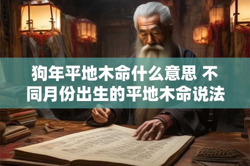 狗年平地木命什么意思 不同月份出生的平地木命说法
