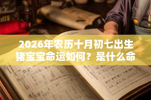2026年农历十月初七出生猪宝宝命运如何？是什么命？