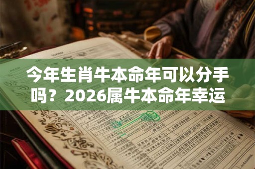 今年生肖牛本命年可以分手吗？2026属牛本命年幸运色