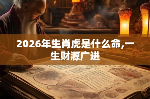 2026年生肖虎是什么命,一生财源广进 2026年生肖虎是什么命,一生财源广进