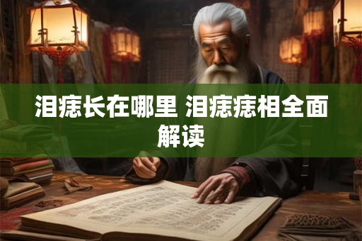 泪痣长在哪里 泪痣痣相全面解读