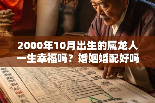 2000年10月出生的属龙人一生幸福吗?婚姻婚配好吗? 2000年10月出生的属龙人一生幸福吗?婚姻婚配好吗?