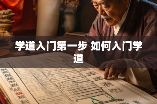 学道入门第一步 如何入门学道