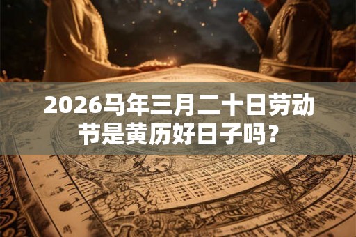2026马年三月二十日劳动节是黄历好日子吗？