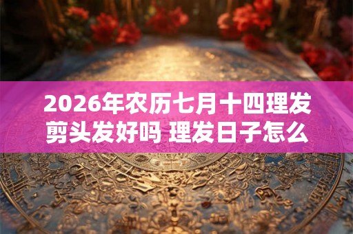 2026年农历七月十四理发剪头发好吗 理发日子怎么看