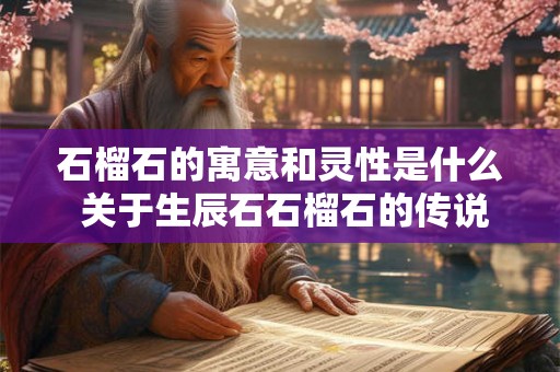 石榴石的寓意和灵性是什么 关于生辰石石榴石的传说故事