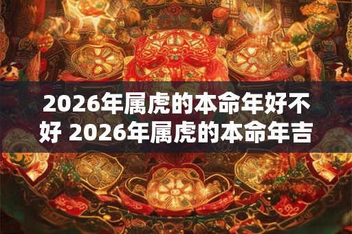 2026年属虎的本命年好不好 2026年属虎的本命年吉利吗
