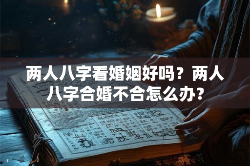两人八字看婚姻好吗？两人八字合婚不合怎么办？