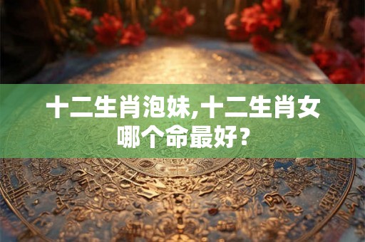 十二生肖泡妹,十二生肖女哪个命最好? 十二生肖泡妹,十二生肖女哪个命最好?
