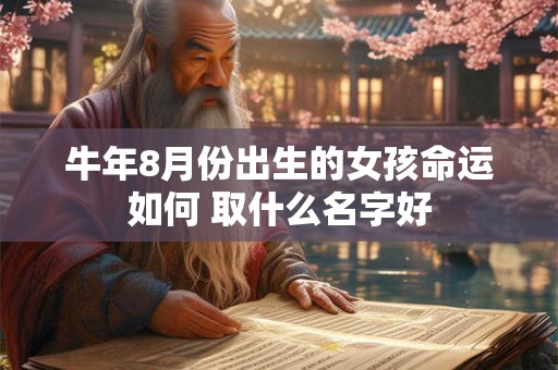 牛年8月份出生的女孩命运如何 取什么名字好