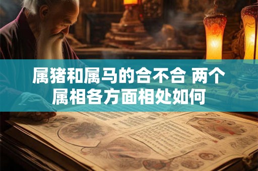 属猪和属马的合不合 两个属相各方面相处如何