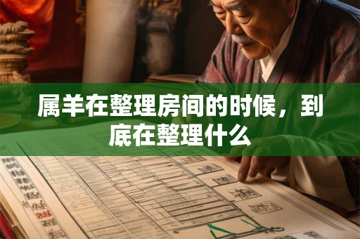 属羊在整理房间的时候，到底在整理什么
