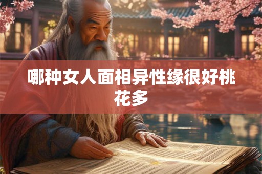 哪种女人面相异性缘很好桃花多