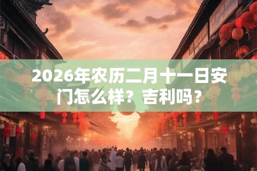 2026年农历二月十一日安门怎么样？吉利吗？