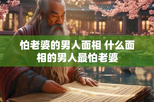 怕老婆的男人面相 什么面相的男人最怕老婆