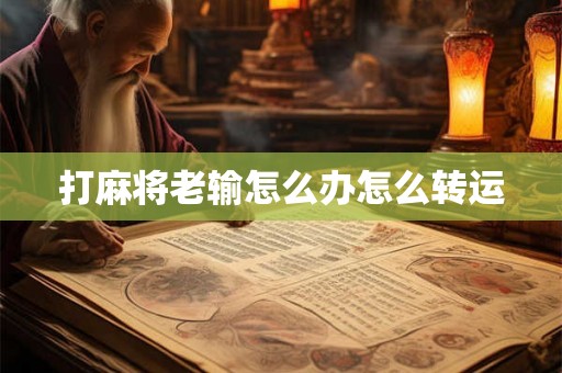 打麻将老输怎么办怎么转运
