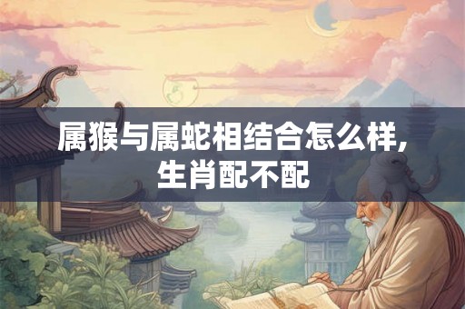 属猴与属蛇相结合怎么样,生肖配不配 属猴与属蛇相结合怎么样,生肖配不配
