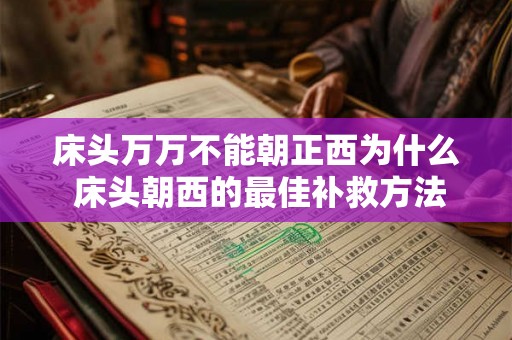床头万万不能朝正西为什么 床头朝西的最佳补救方法