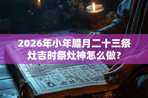 2026年小年腊月二十三祭灶吉时祭灶神怎么做？