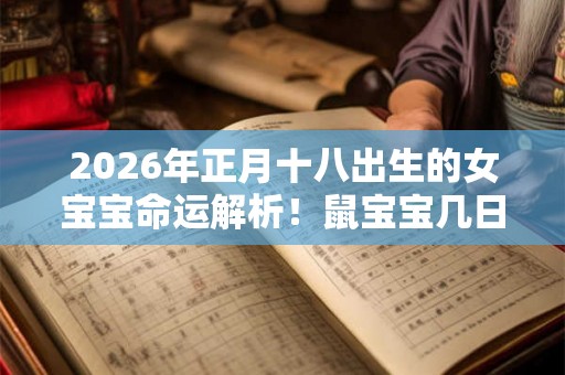 2026年正月十八出生的女宝宝命运解析！鼠宝宝几日出生好？