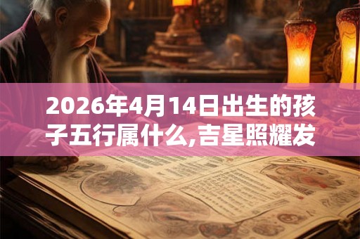 2026年4月14日出生的孩子五行属什么,吉星照耀发财致富