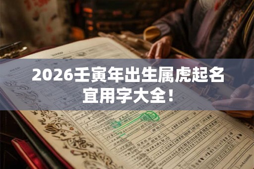 2026壬寅年出生属虎起名宜用字大全！