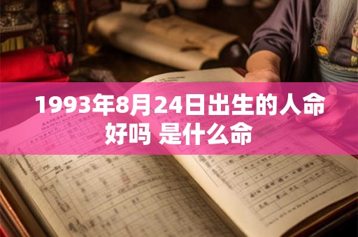 1993年8月24日出生的人命好吗 是什么命 1993年8月24日出生的人命好吗 是什么命
