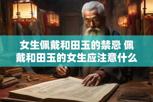 女生佩戴和田玉的禁忌 佩戴和田玉的女生应注意什么