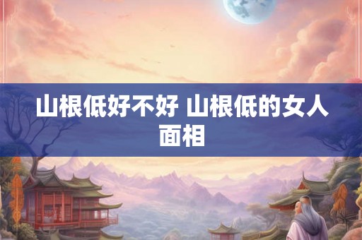 山根低好不好 山根低的女人面相