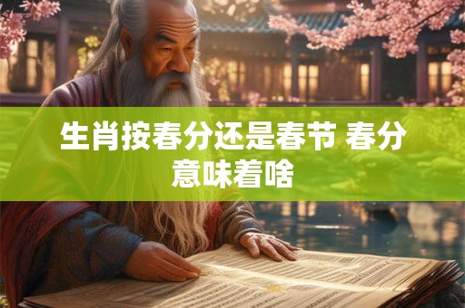 生肖按春分还是春节 春分意味着啥 生肖按春分还是春节 春分意味着啥