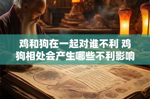 鸡和狗在一起对谁不利 鸡狗相处会产生哪些不利影响