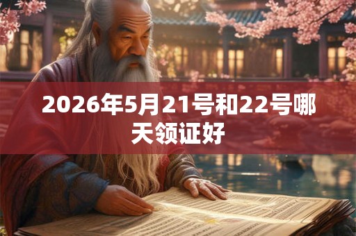 2026年5月21号和22号哪天领证好