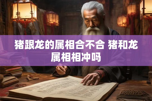 猪跟龙的属相合不合 猪和龙属相相冲吗