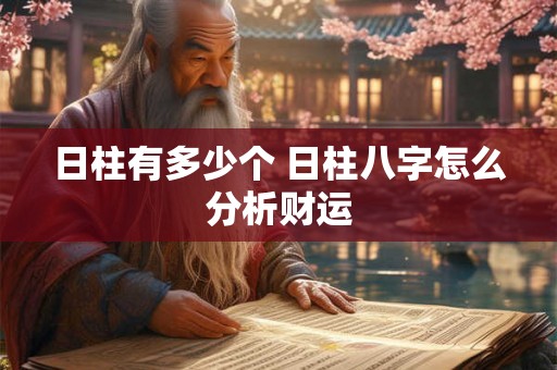 日柱有多少个 日柱八字怎么分析财运
