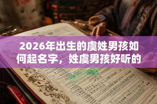 2026年出生的虞姓男孩如何起名字，姓虞男孩好听的名字