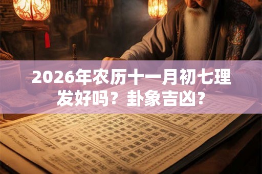 2026年农历十一月初七理发好吗？卦象吉凶？