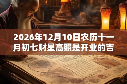 2026年12月10日农历十一月初七财星高照是开业的吉日 2026年12月10日农历十一月初七财星高照是开业的吉日