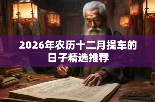 2026年农历十二月提车的日子精选推荐 2026年农历十二月提车的日子精选推荐