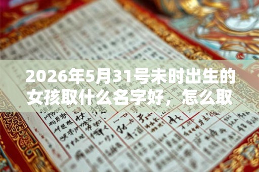2026年5月31号未时出生的女孩取什么名字好，怎么取名