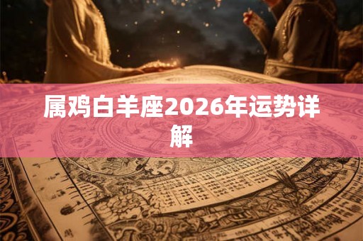 属鸡白羊座2026年运势详解