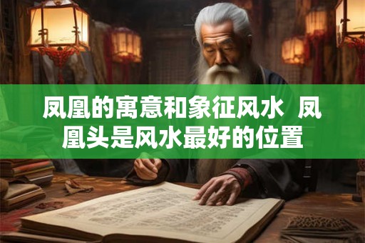 凤凰的寓意和象征风水  凤凰头是风水最好的位置