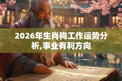 2026年生肖狗工作运势分析,事业有利方向