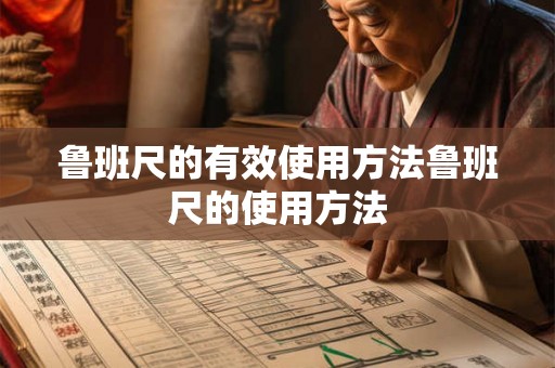 鲁班尺的有效使用方法鲁班尺的使用方法