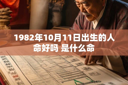 1982年10月11日出生的人命好吗 是什么命