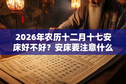 2026年农历十二月十七安床好不好?安床要注意什么? 2026年农历十二月十七安床好不好?安床要注意什么?