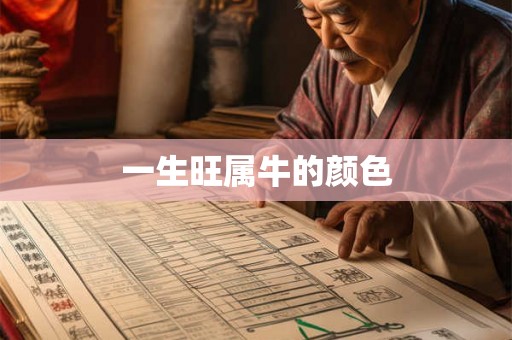 一生旺属牛的颜色
