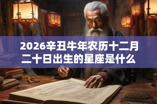 2026辛丑牛年农历十二月二十日出生的星座是什么 2026辛丑牛年农历十二月二十日出生的星座是什么